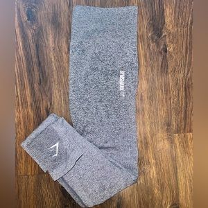Grey gym shark leggings